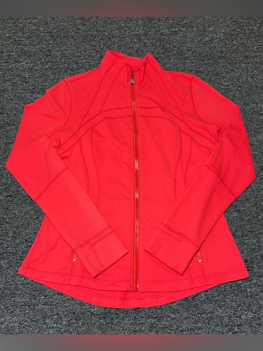 lululemon athletica Bright Red Zip-Up Utility Jacket